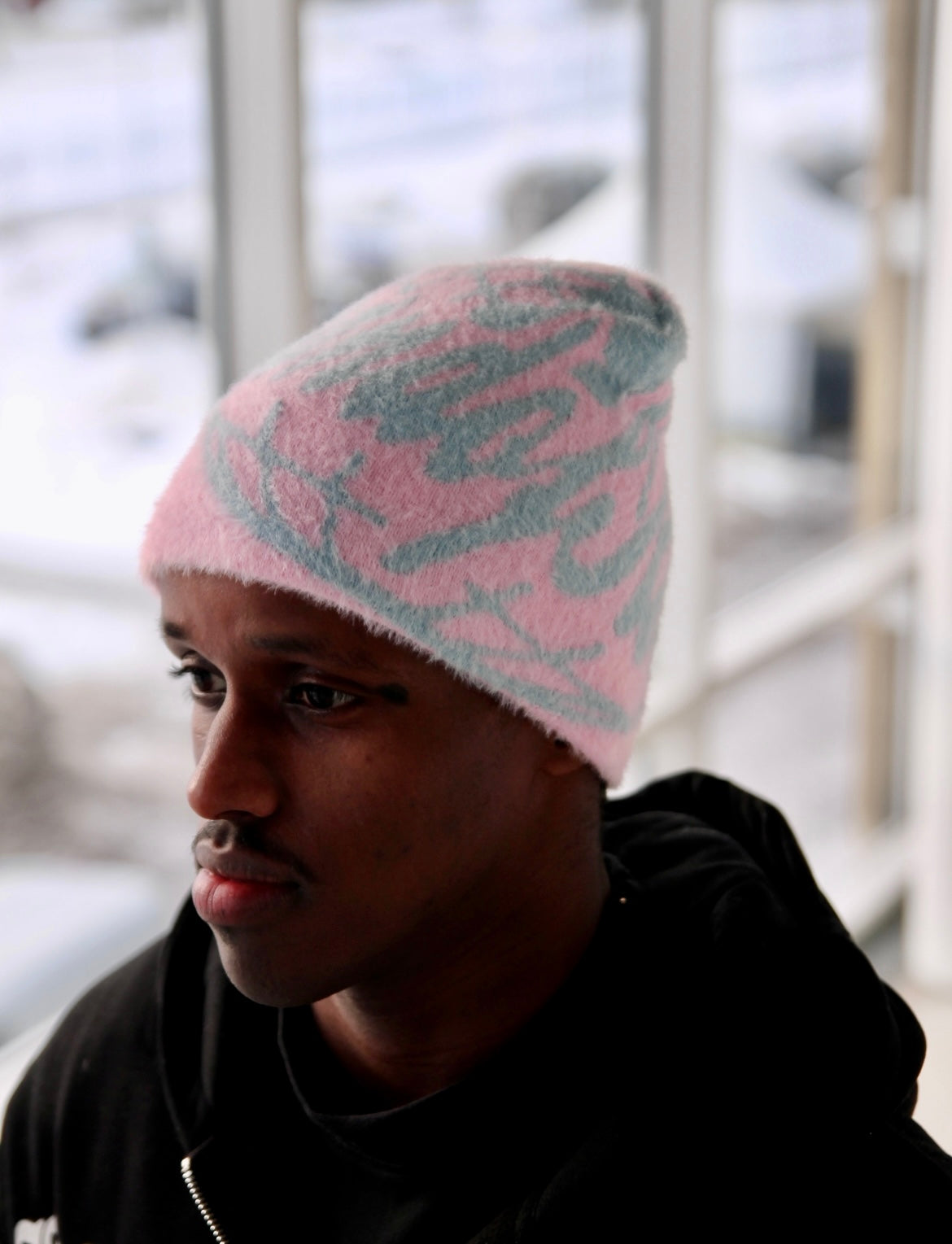 BoR beanie pink/blue