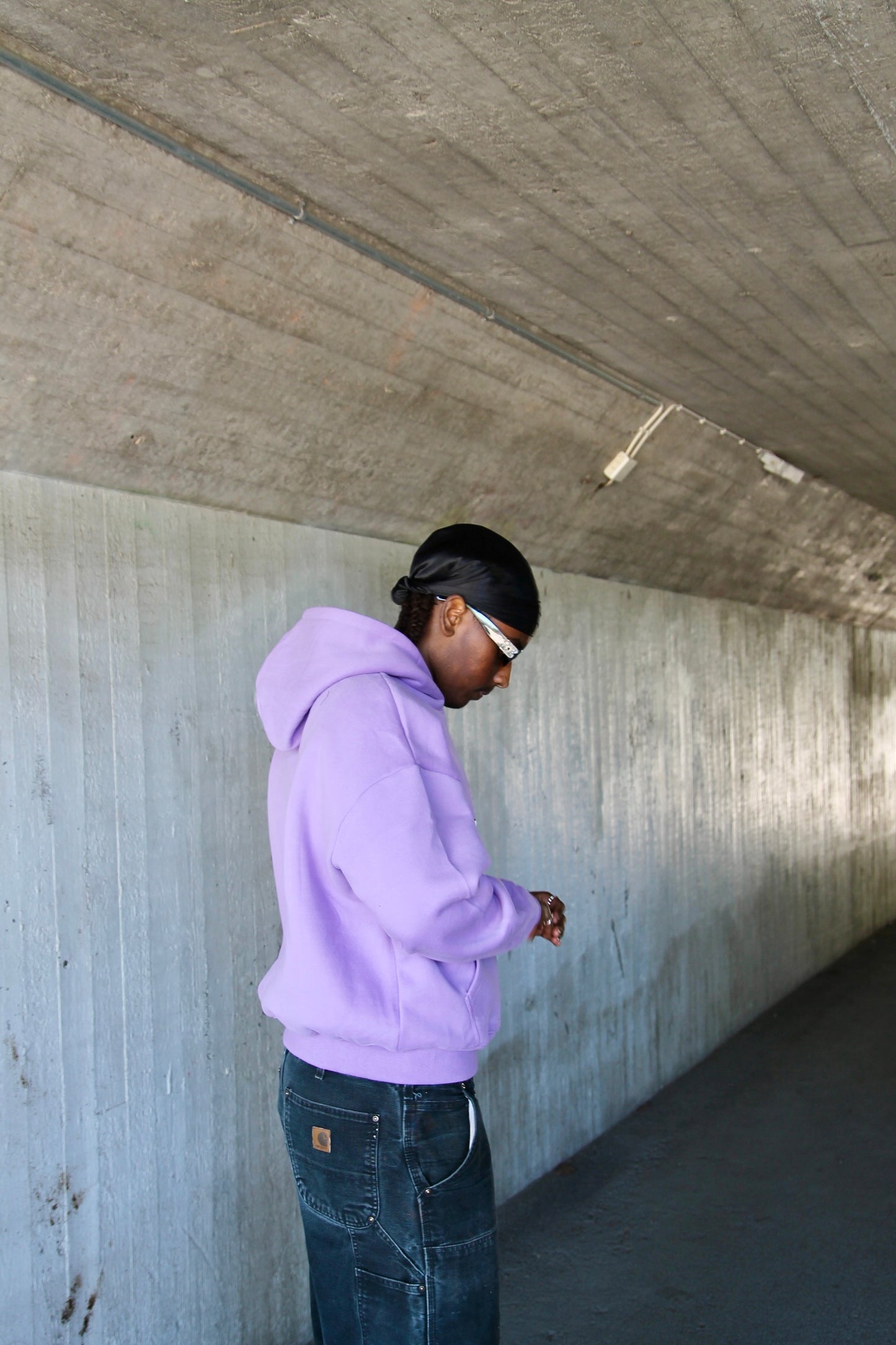 BoR Globe hoodie Purple