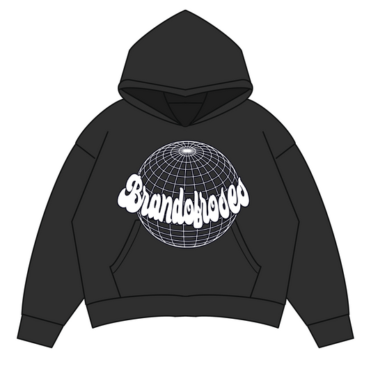 BoR Globe hoodie Black