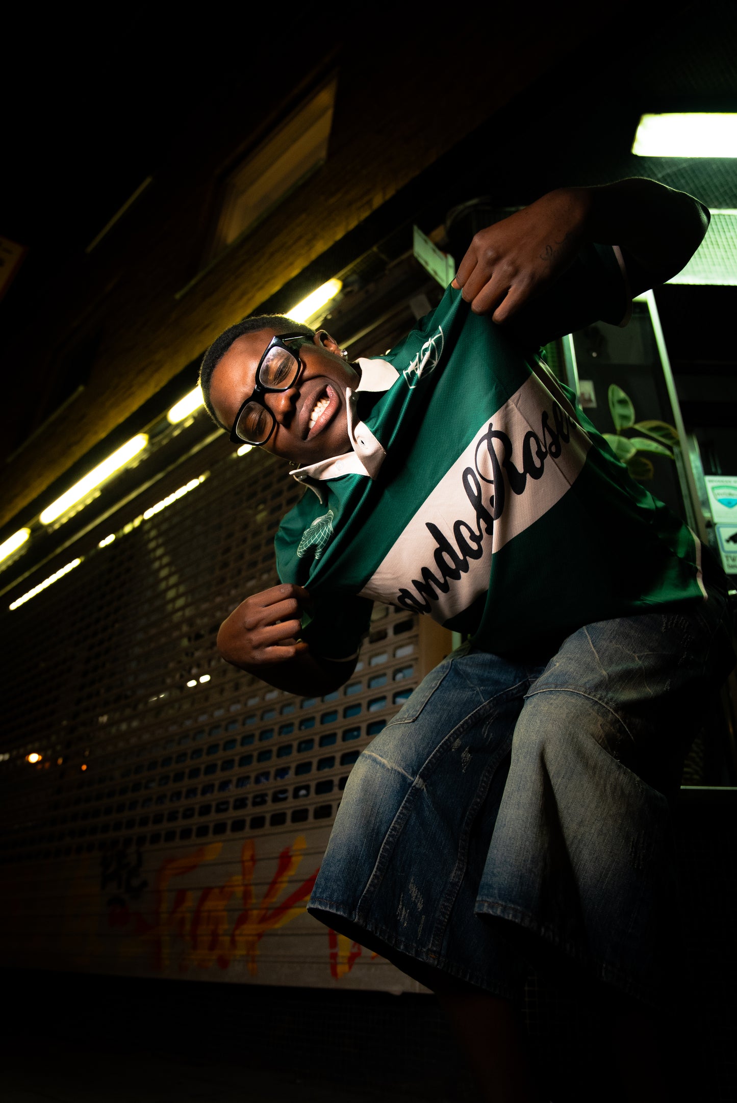 BoR Mesh polo shirt green