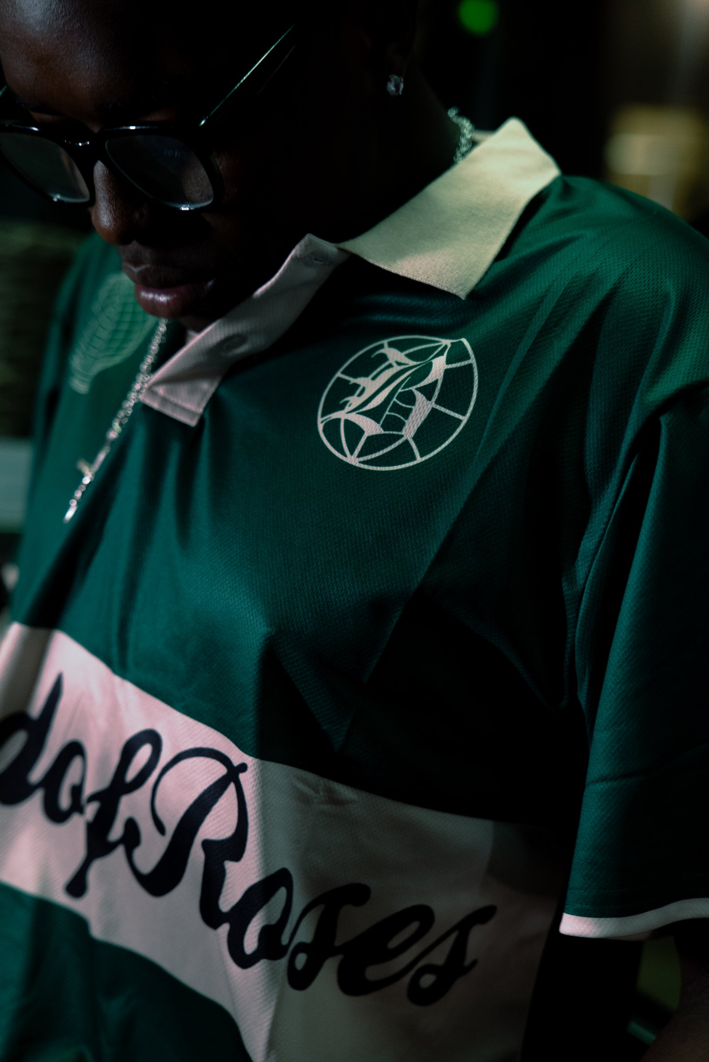 BoR Mesh polo shirt green