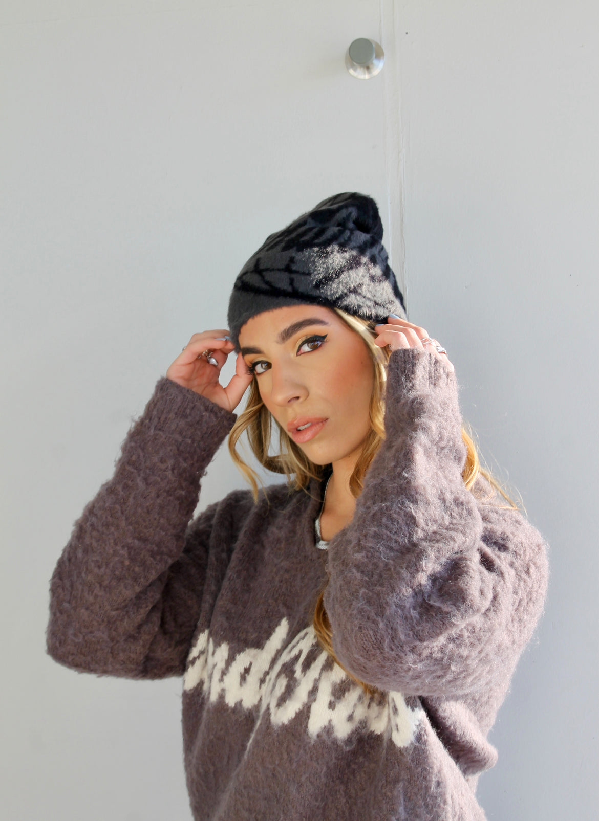 BoR beanie grey/black