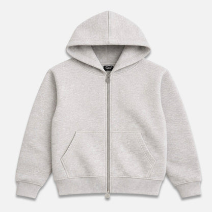BoR Blank Dualzip Hoodie Grey