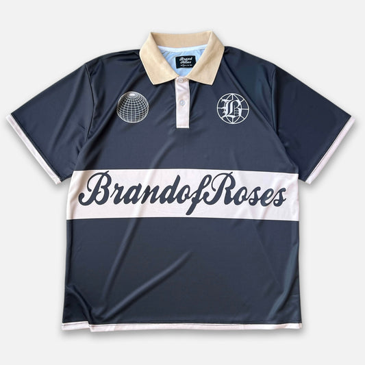 BoR Mesh polo shirt black