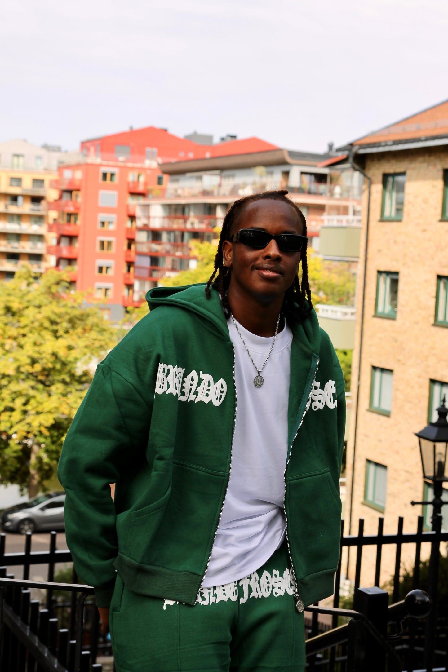 v2 BoR DUALZIP LOGO HOODIE GREEN