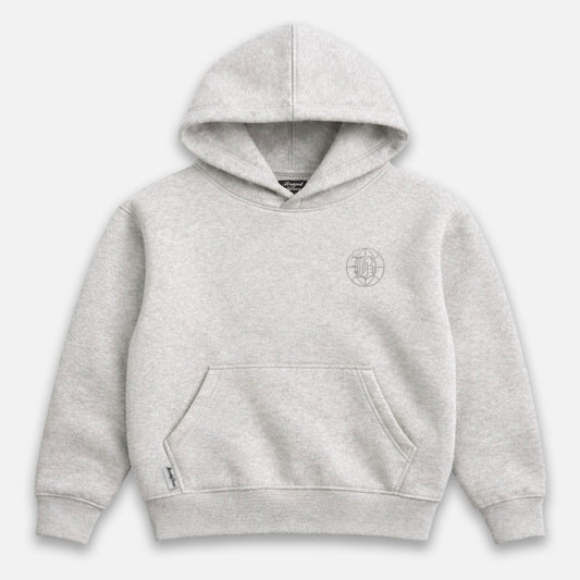 BoR tracksuit Embroidered Hoodie GREY