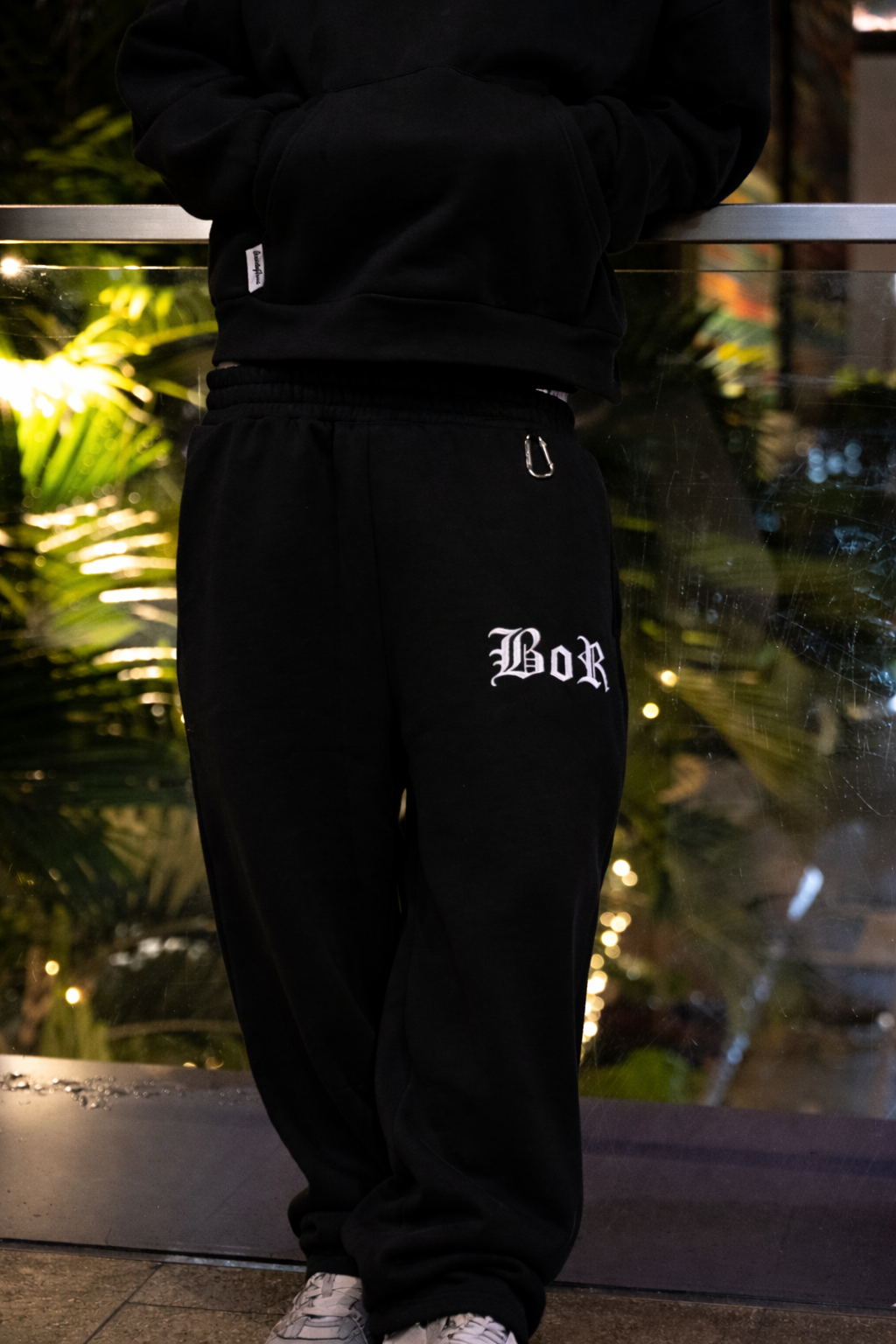 BOR  TRACKSUIT JOGGERS BLACK