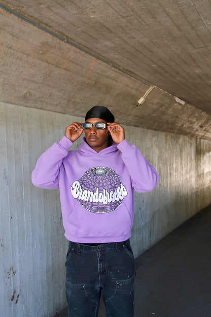 BoR Globe hoodie Purple