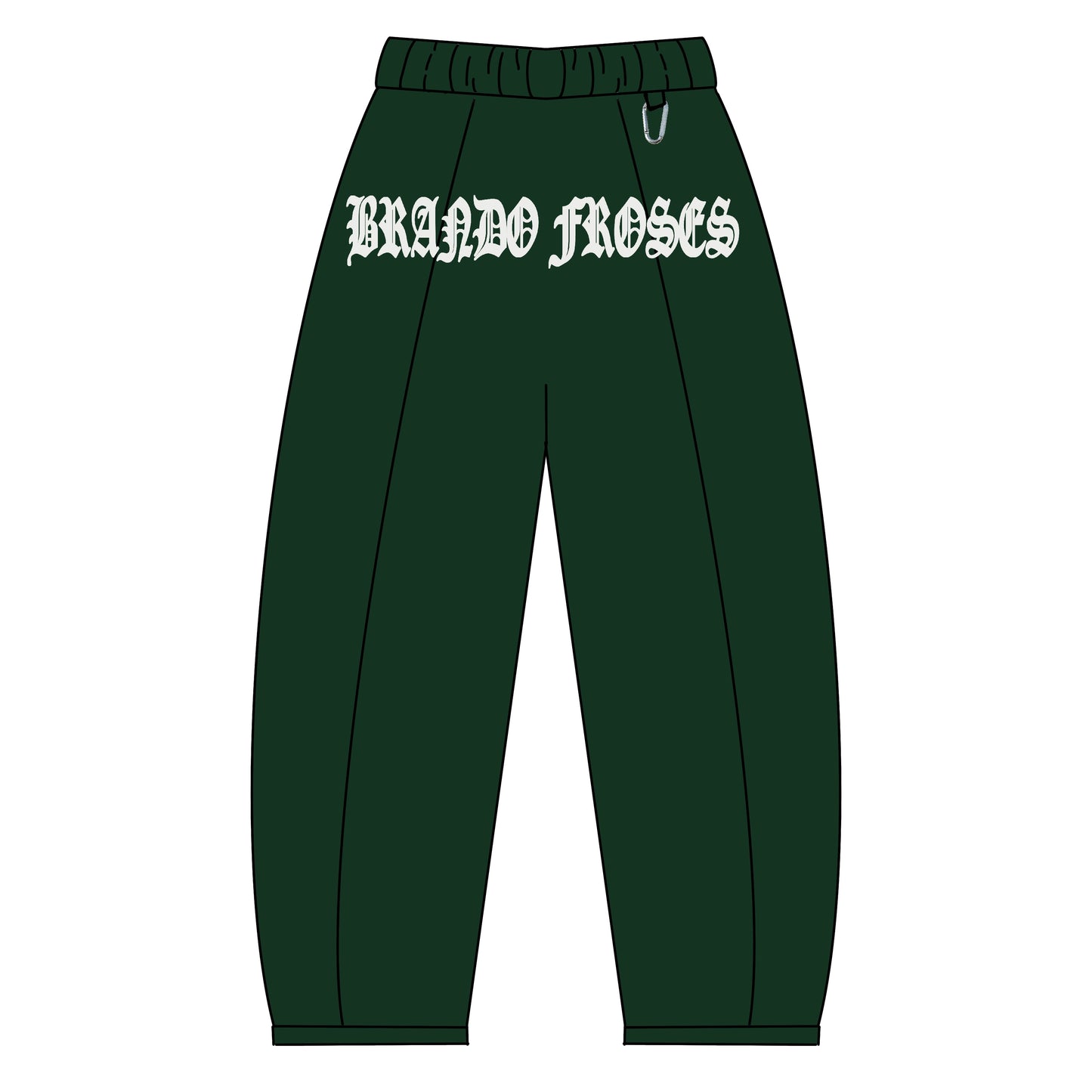 V2 BOR LOGO TRACKIE JOGGERS GREEN