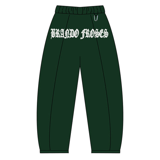 V2 BOR LOGO TRACKIE JOGGERS GREEN