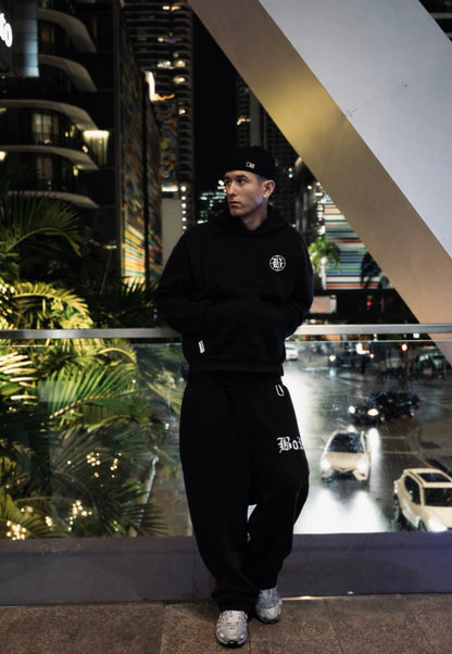 BOR  TRACKSUIT JOGGERS BLACK
