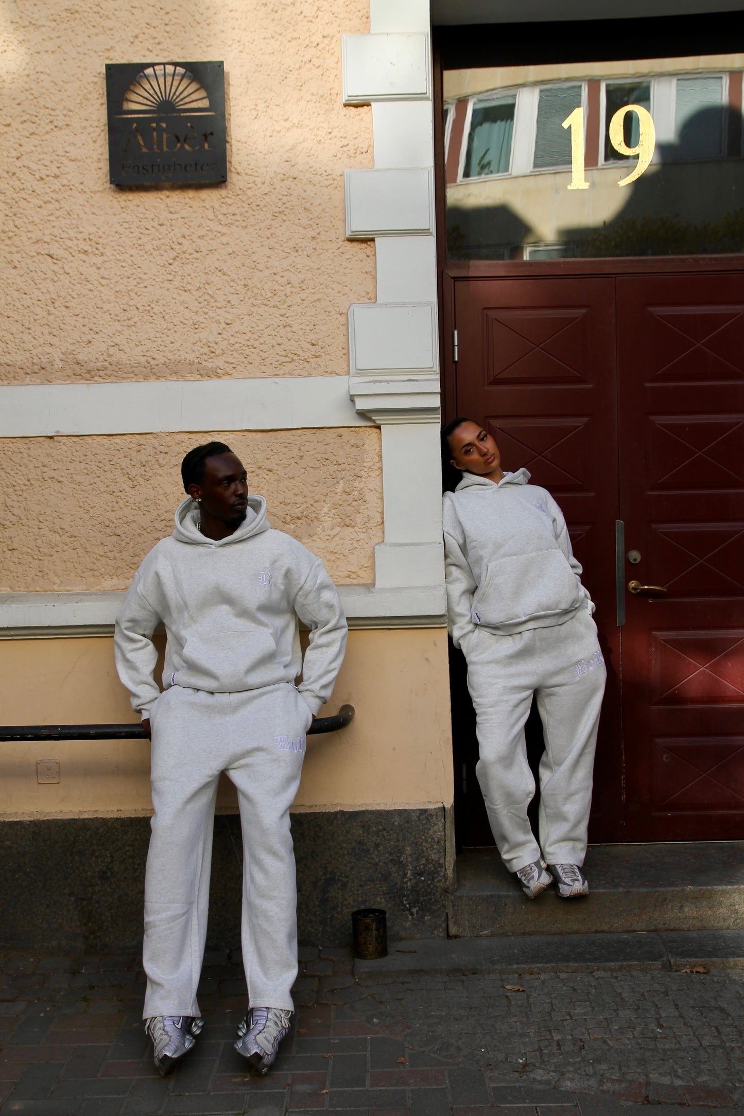 BOR  TRACKSUIT JOGGERS GREY
