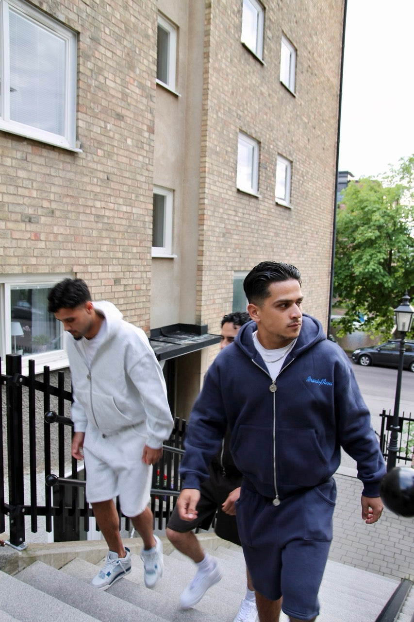 BoR tracksuit Dualzip Hoodie navy