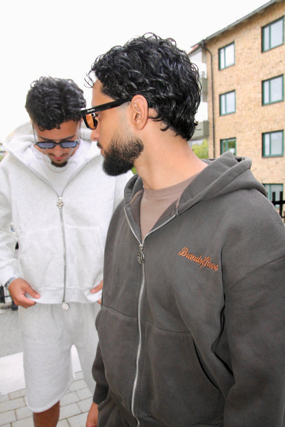 BoR tracksuit Dualzip Hoodie brown
