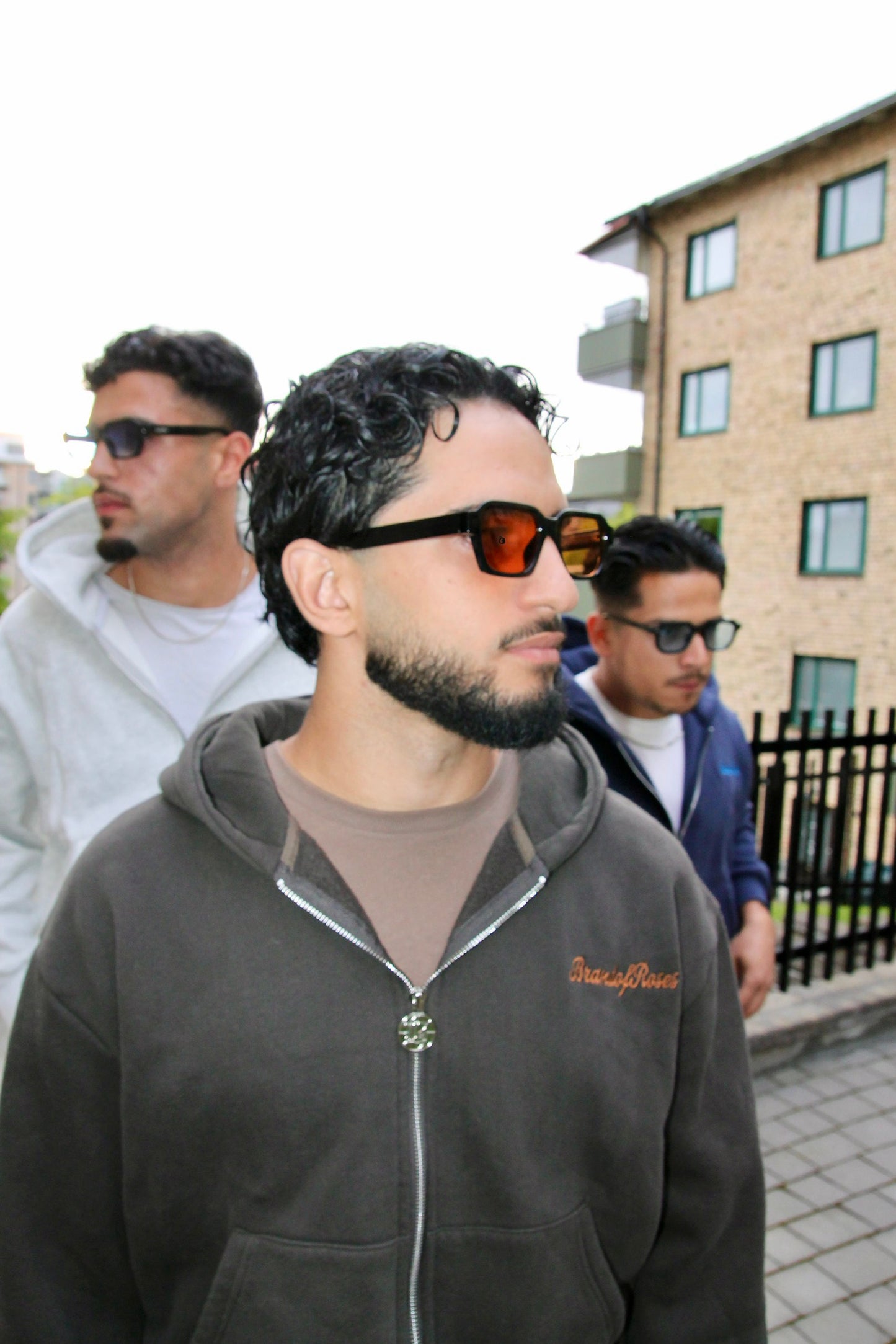 BoR tracksuit Dualzip Hoodie brown