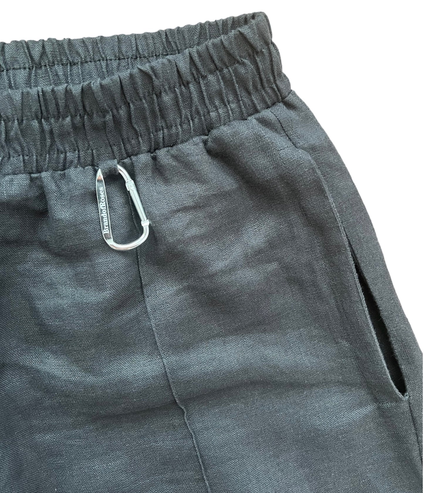 BOR LINEN PANTS BLACK