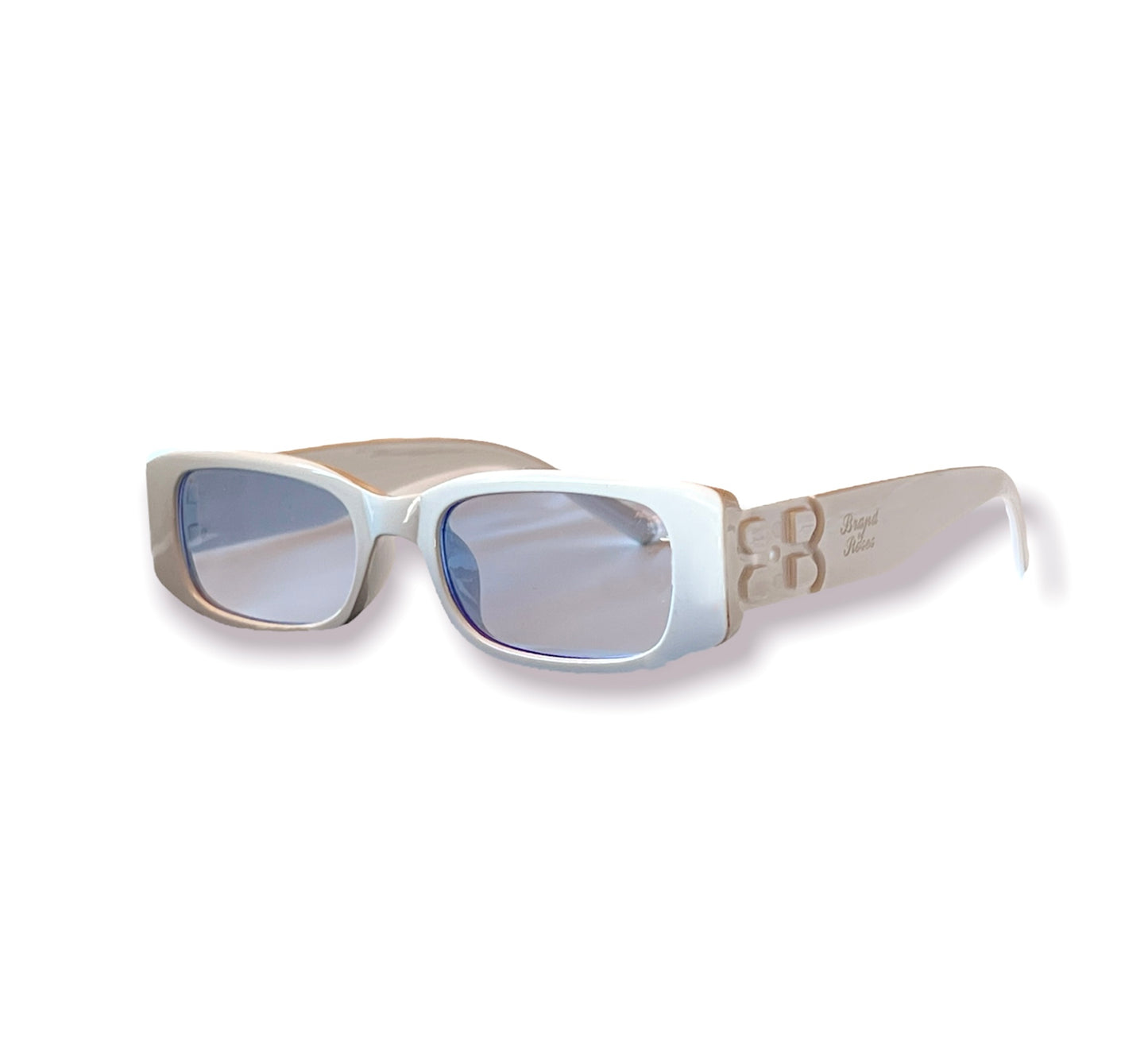 BoR Glasses Blue on White